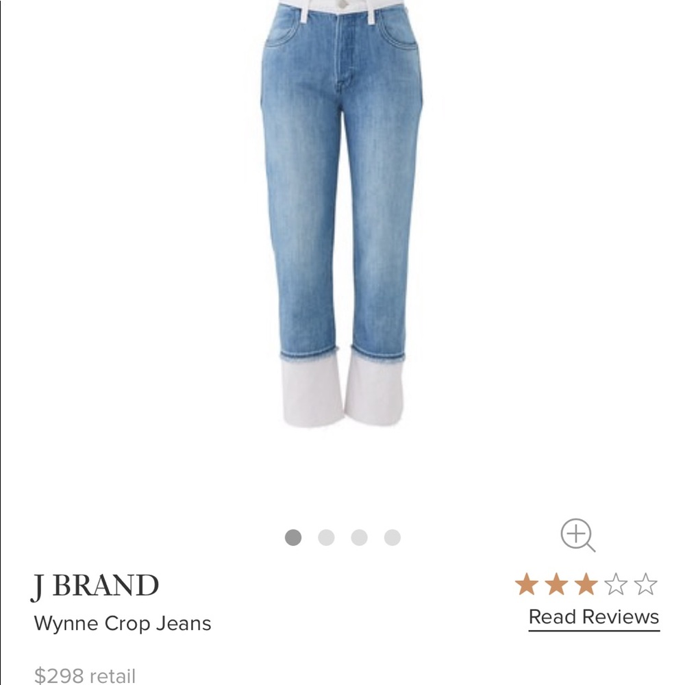 J brand cropped jeans
